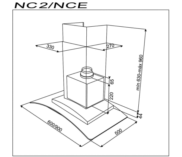 TEKA NC2 90 BLACK 40420362 - 1025378 - zdjęcie 2